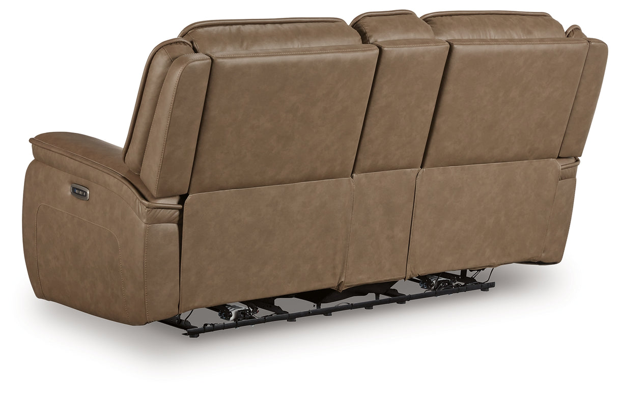 Glencroft Power Reclining Loveseat with Console