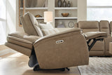 Glencroft Power Reclining Loveseat with Console