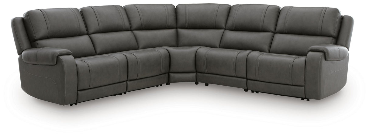 5Z - Pittson 5-Piece Power Reclining Sectional