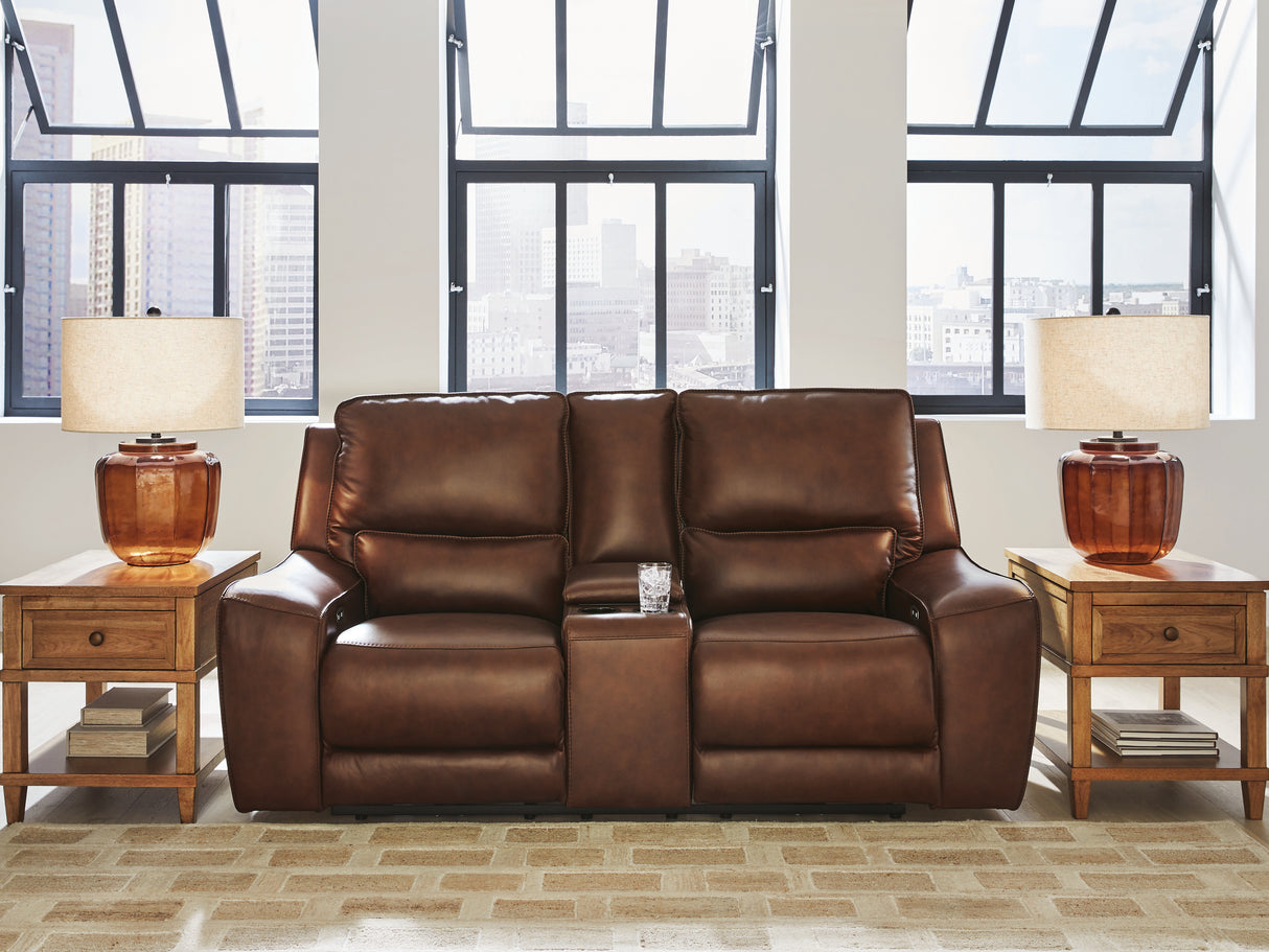 DeepWakes Power Reclining Loveseat with Console