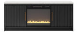 Cadmori 63\" TV Stand with Electric Fireplace