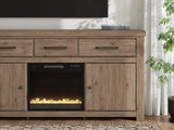 Garistyn 73\" TV Stand with Electric Fireplace