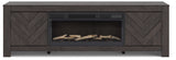 Cayboni 71\" TV Stand with Electric Fireplace