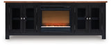 Wildenauer 76\" TV Stand with Electric Fireplace